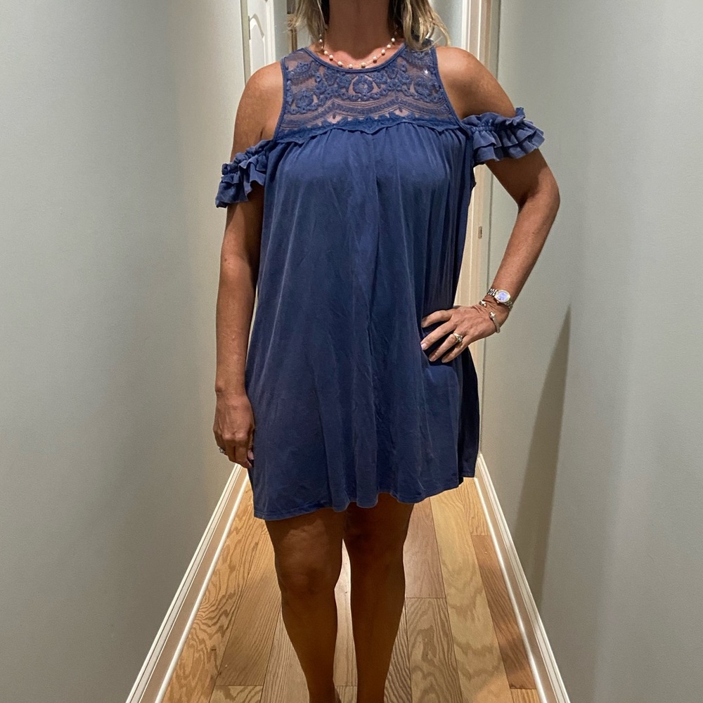 Blue dress